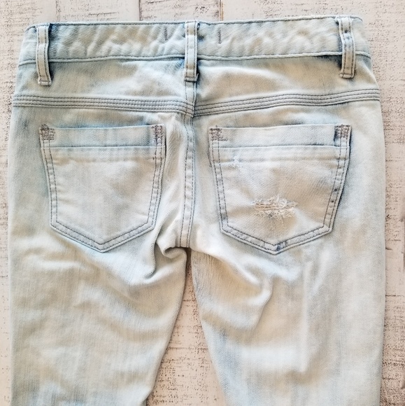 Free People Bleach Distressed Skinny Jeans - Picture 7 of 8